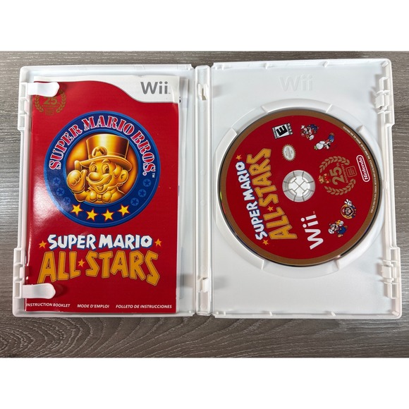 Nintendo Wii Super Mario All-Stars 25th Anniversary Edition RVL-P-SVME-USZ CIB - Picture 4 of 5